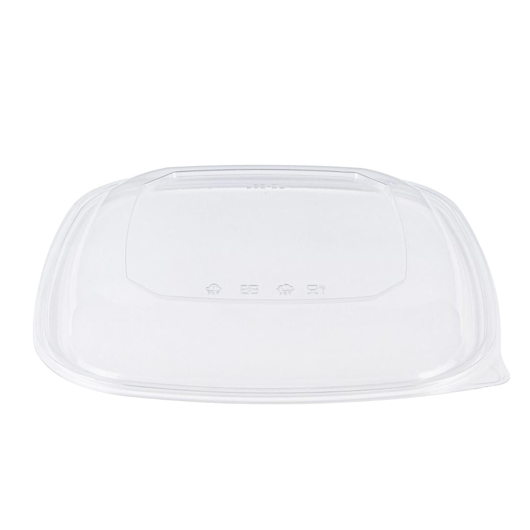 Darling Foodservice Clear Dome Lid f/ 80-160 Oz Square Bowl