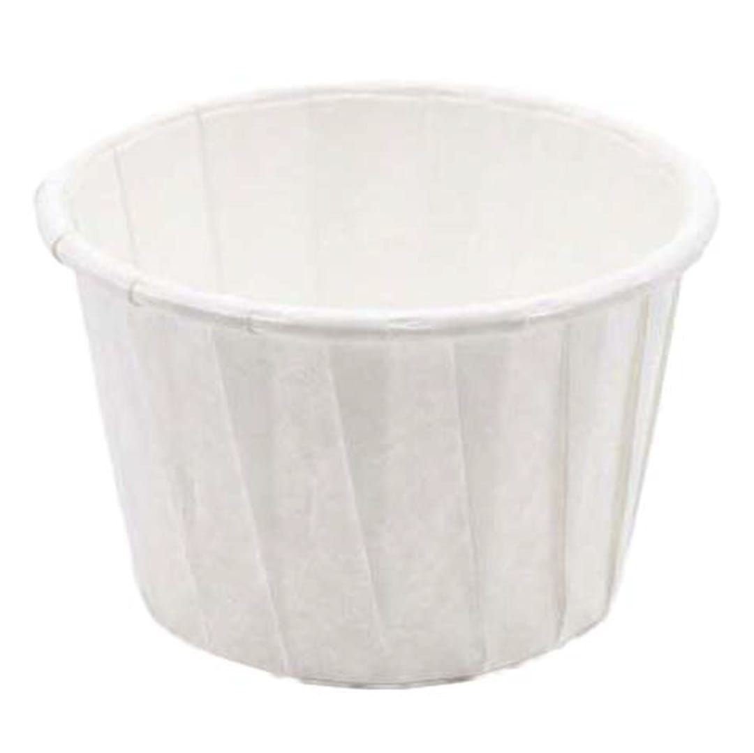 Darling Foodservice Paper 1.25 Ounce Portion Cup - 5000 / CS