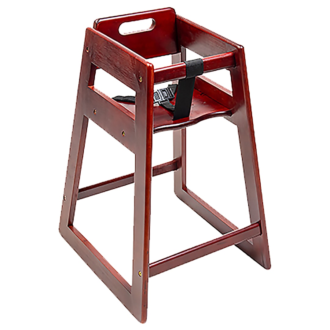 Central Specialties 900MH Assembled Mahogany High Chair