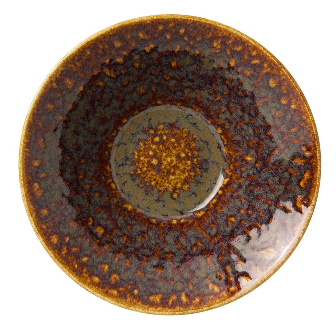 Steelite 12020595 Vesuvius Amber 5 Oz. Essence Bowl