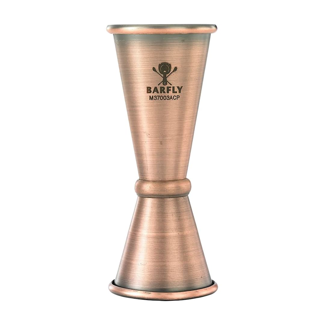 Mercer Culinary M37003ACP Copper 1 - 1.5 Ounce Japanese-Style Jigger