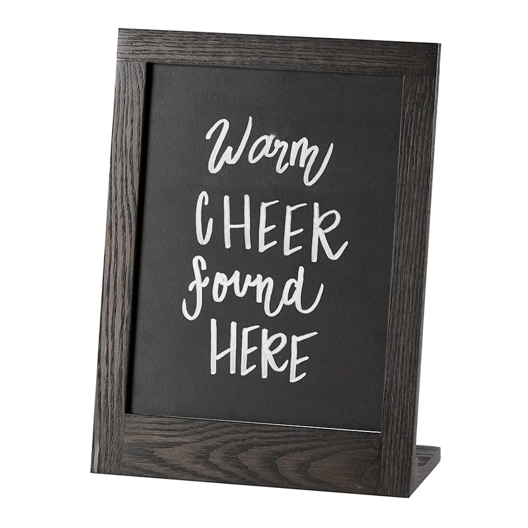 Cal-Mil 3818-811-87 Cinderwood 10-3/8" x 4-3/4" x 13-3/4" Chalkboard