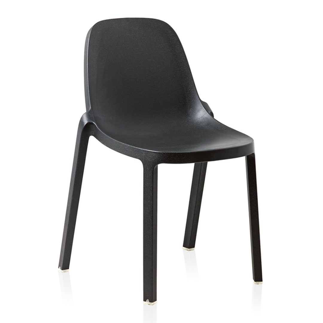 Emeco Industries 2012BROOM STACKING CHAIR GRAY Stacking Chair