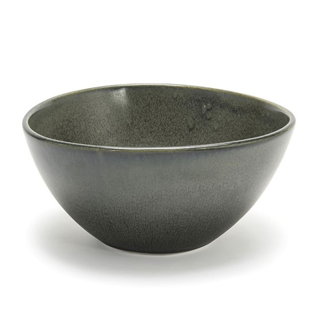 FOH DBO154DGP21 Kiln Sage Glazed Tall 42 Ounce Bowl - 4 / CS