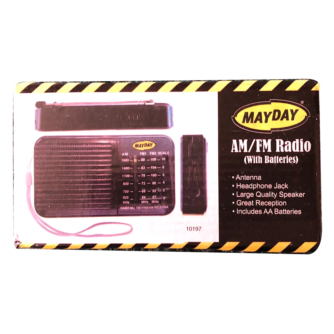 Cintas Corporation 9825 AM/FM Radio with Two AA Batteries