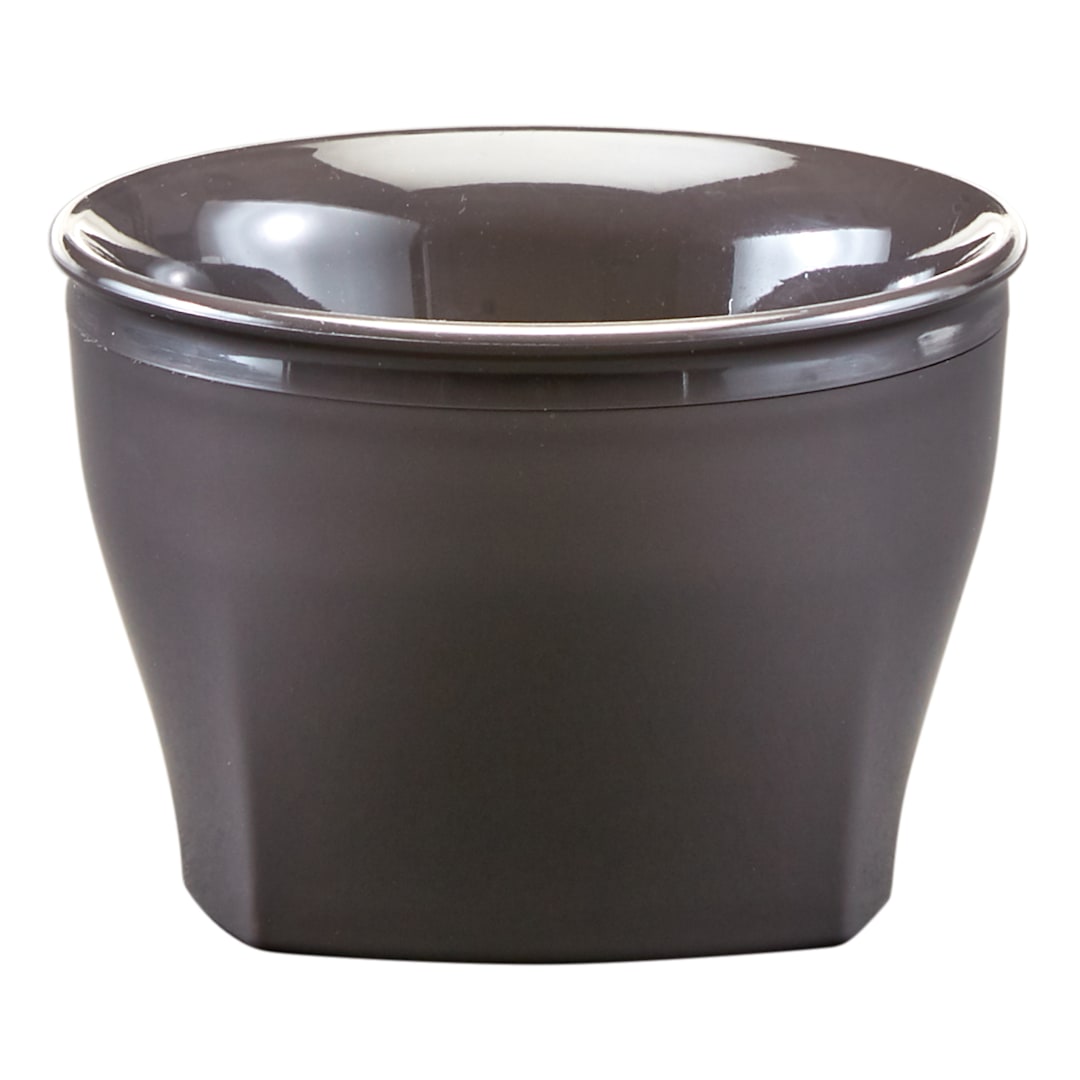 Cambro MDSHB5485 Insulated Smoked Metal Harbour 5 Ounce Bowl