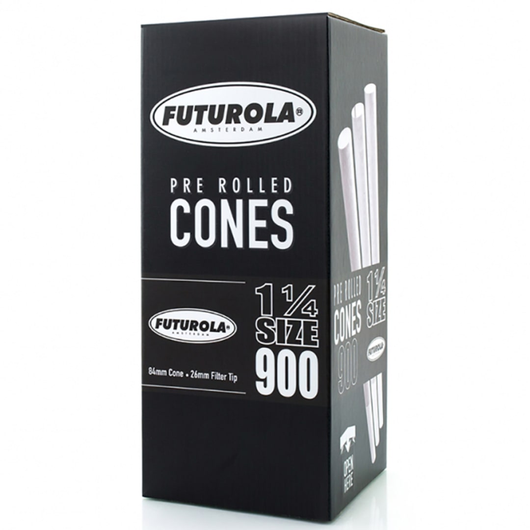 Futurola F02-Q084/26-CWN-X1 White 84/26 1-1/4" Sz Pre-Rolled Cone - 5400 / CS