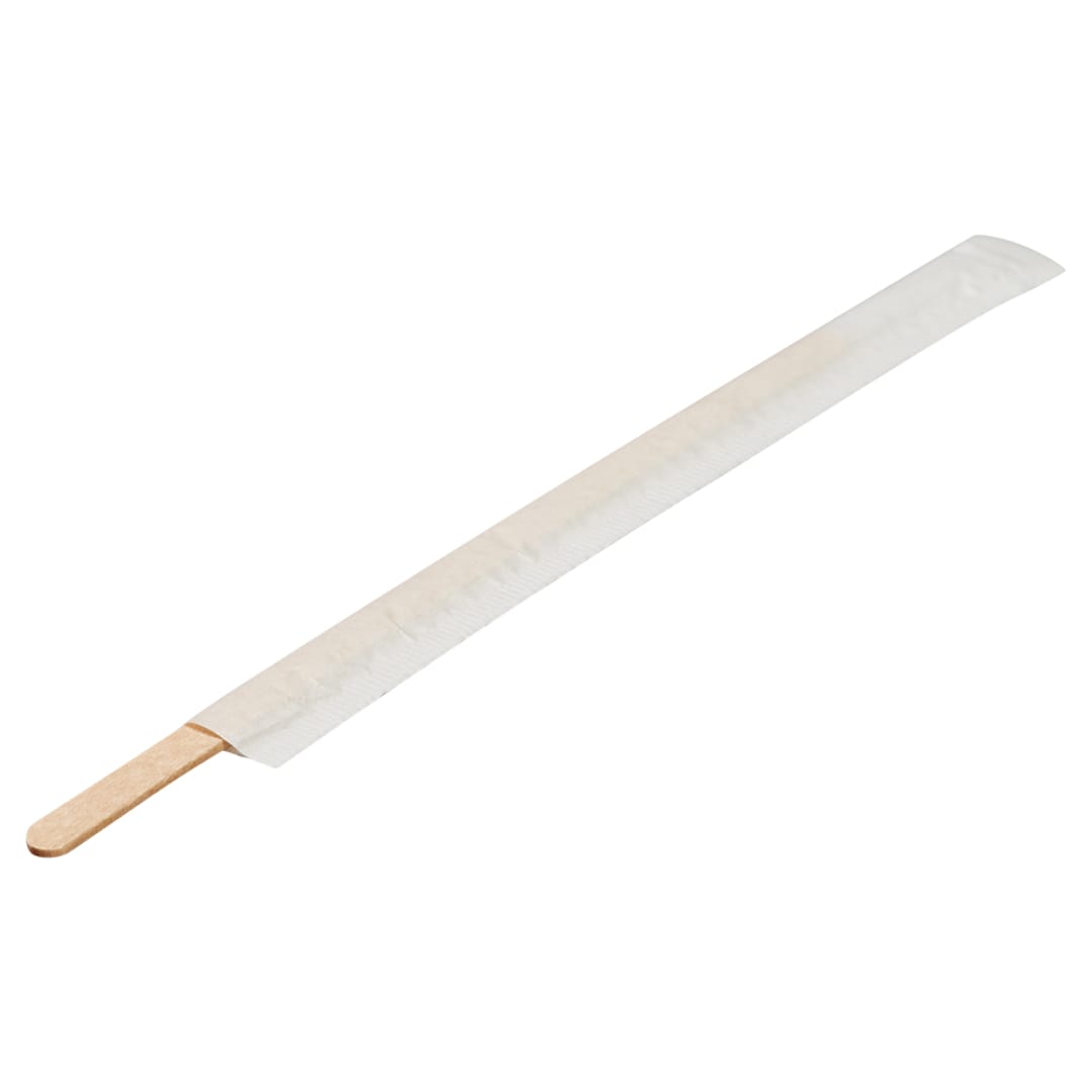 Darling Foodservice Wrapped Wooden 5.5" Coffee Stirrer - 5000 / CS
