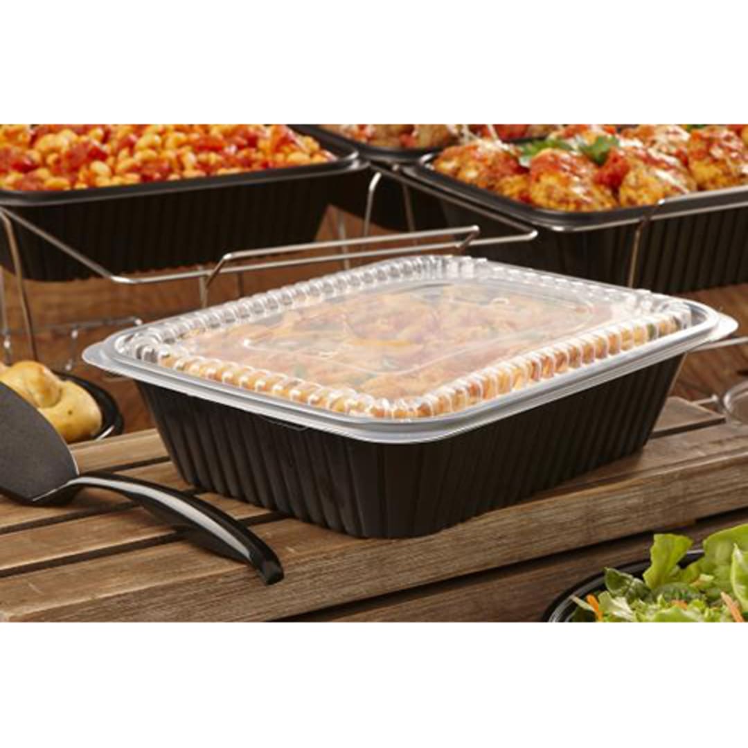 Sabert 5231130N60 Clear Rect. Lid for 12" x 10" Container