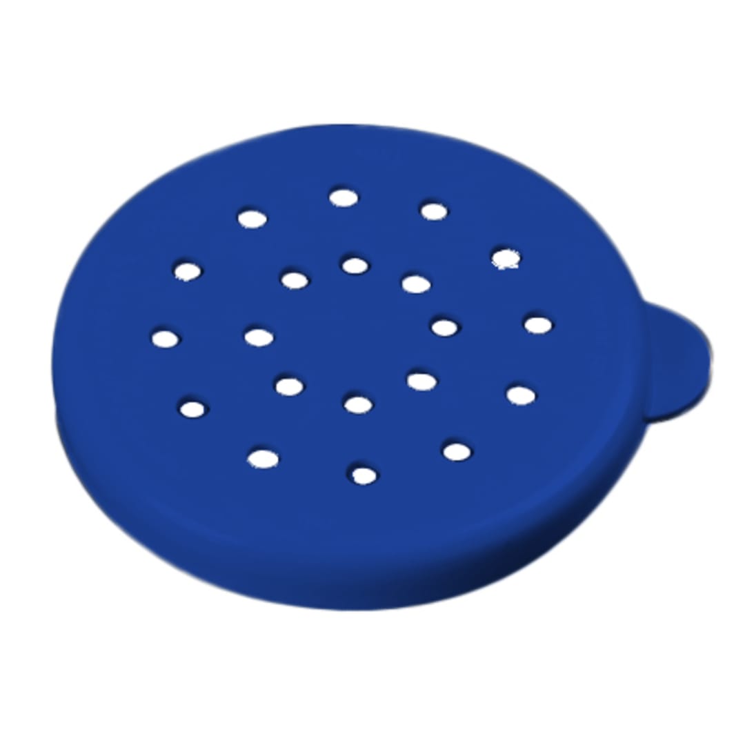 Carlisle 426114 Custom Blue Shaker / Dredge Cheese Lid for KFC
