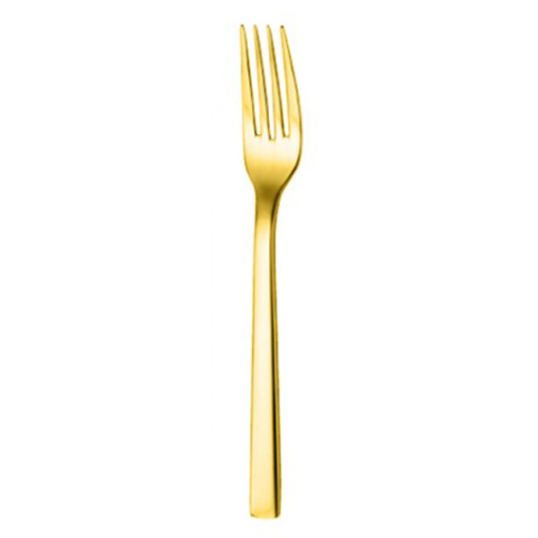 1880 Hospitality B408FSLF Chef's Table Gold Salad Fork - Dozen