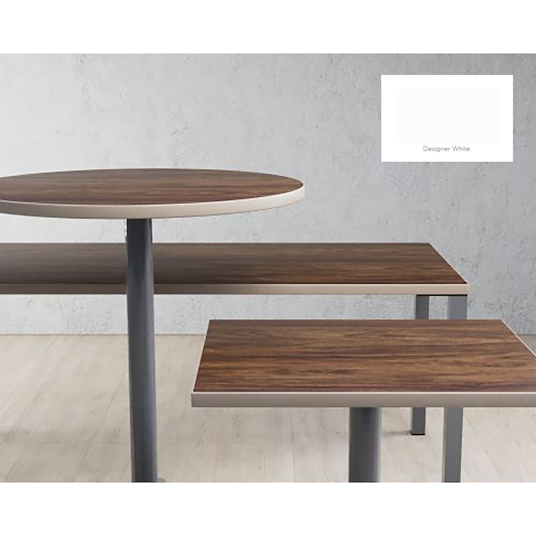 White RightEdge 30" x 96" Tabletop