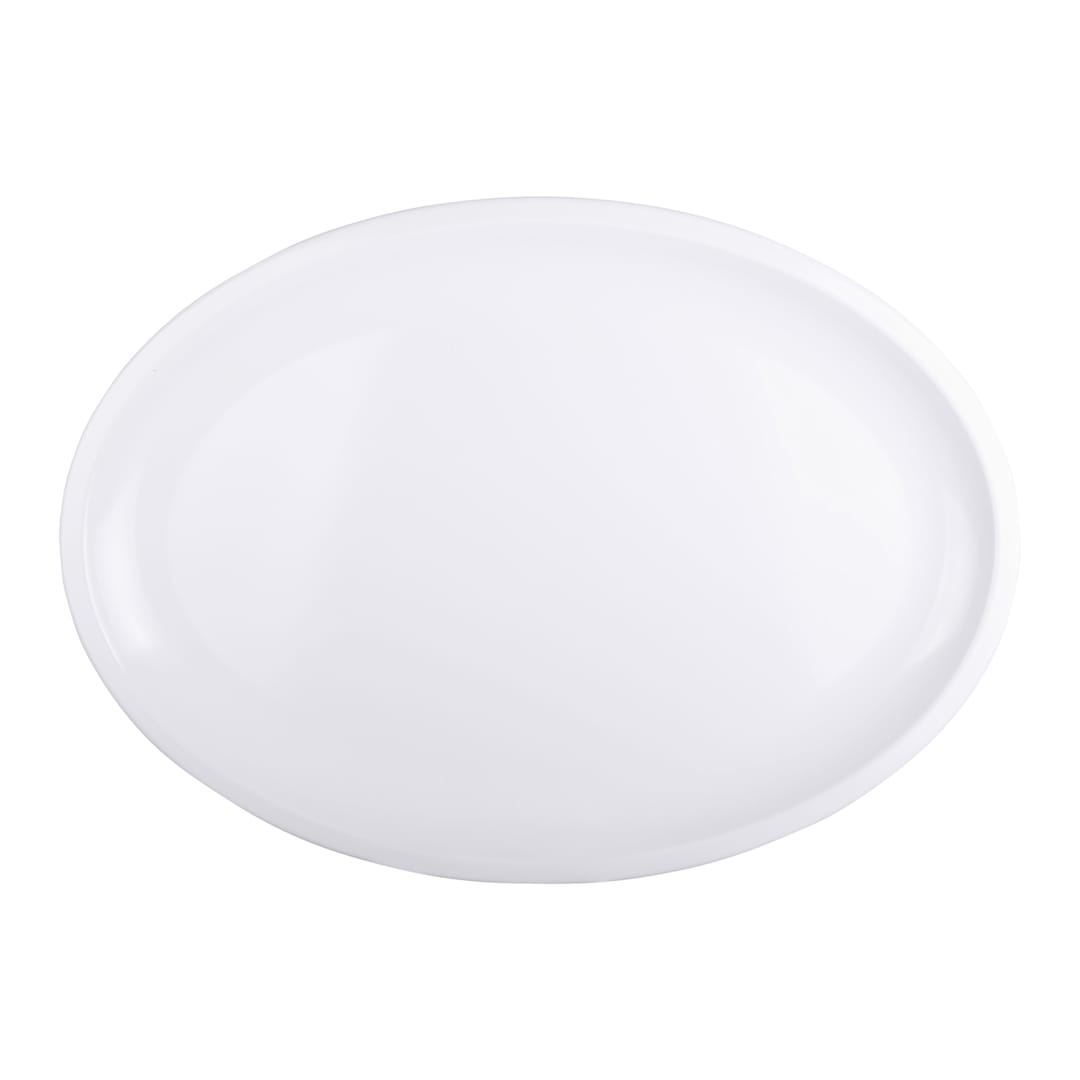 Elite Global Solutions M1813118OV-W White Olympus 18" x 13" Platter