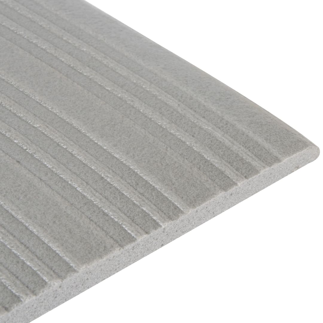 Cactus Mat 1025F-C2 Tredlite Gray Sponge Ribbed 2' x 5' Floor Mat
