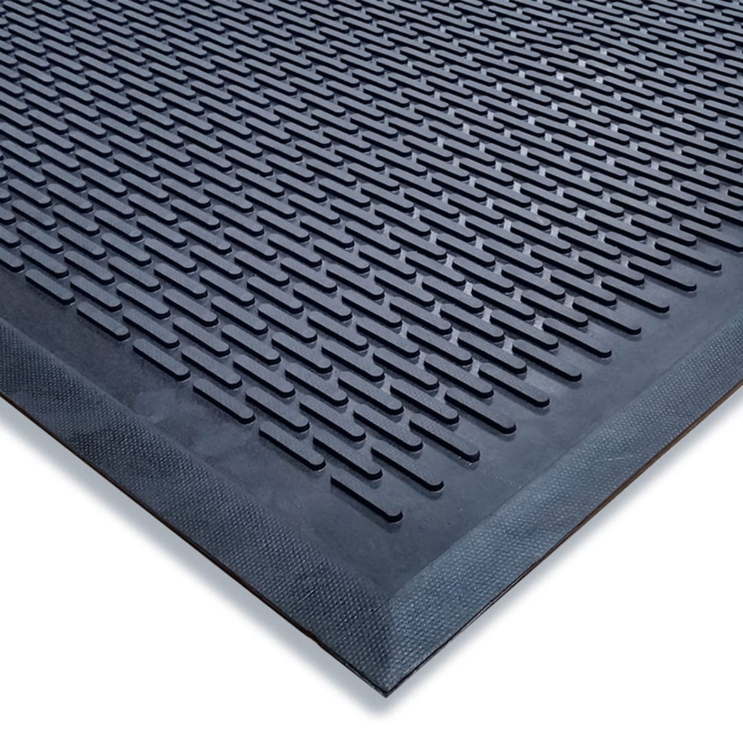 Cactus Mat 1625-35 Black Ridge Scraper 3' x 5' Floor Mat