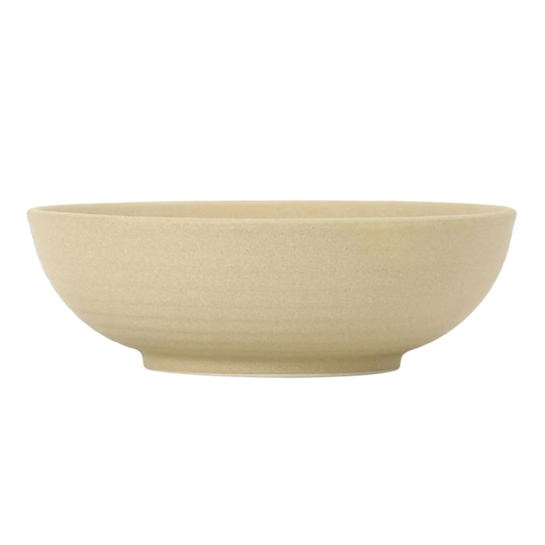 Tuxton VYB-260Y Zion Matte Beige 26 Oz. Bowl - Dozen