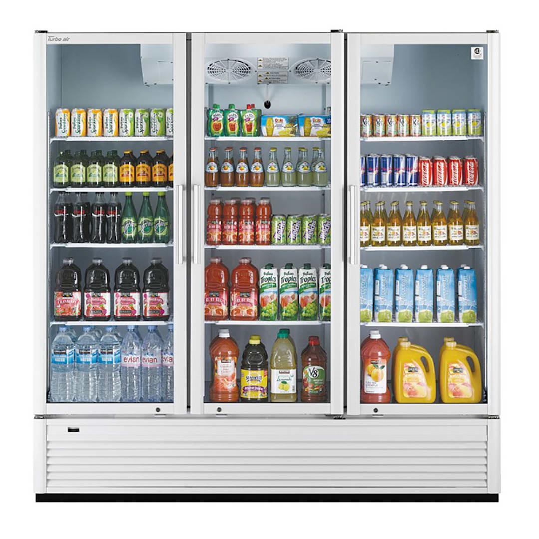 Turbo Air TGM-72SDH-N Super Deluxe 3-Sect Refrigerated Merchandiser