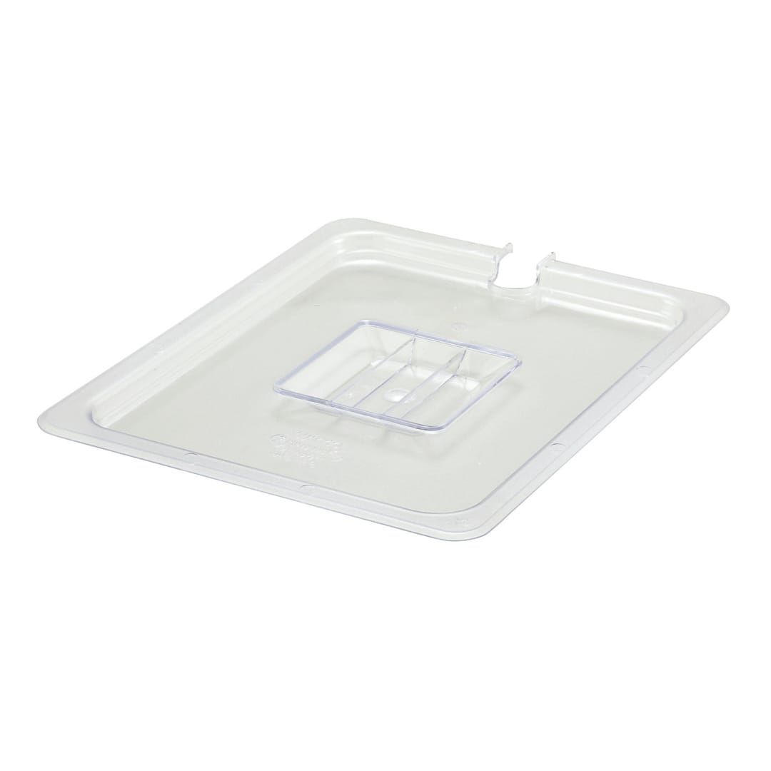 Darling Foodservice Clear Slotted 1/2 Size Slotted Food Pan Cover