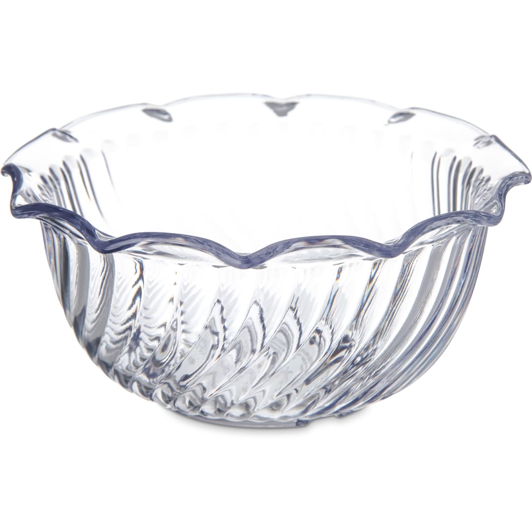 Carlisle 453507 Clear SAN 8 Ounce Tulip Dish