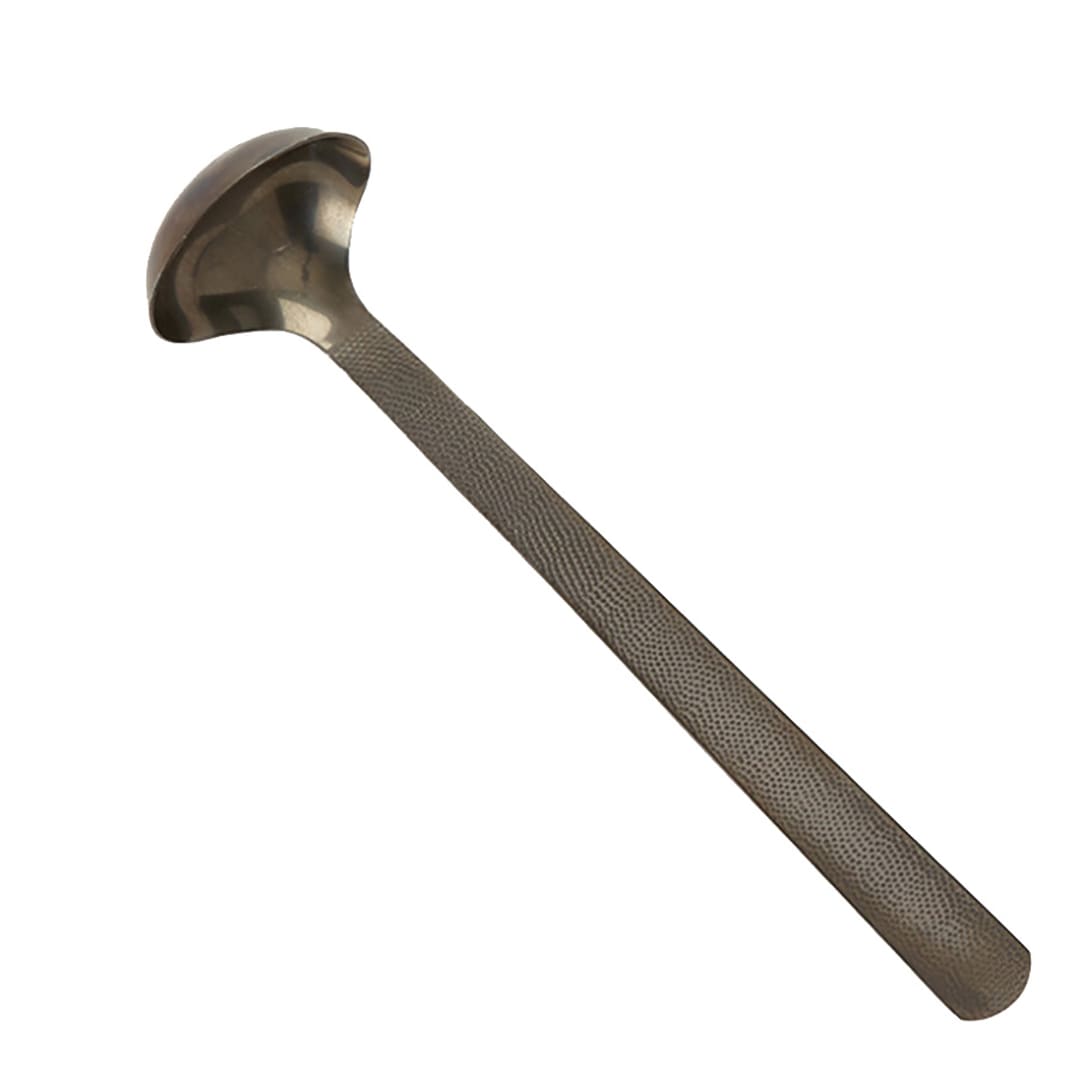 American Metalcraft BLHML Black Hammered 1-1/2 Ounce Serving Ladle