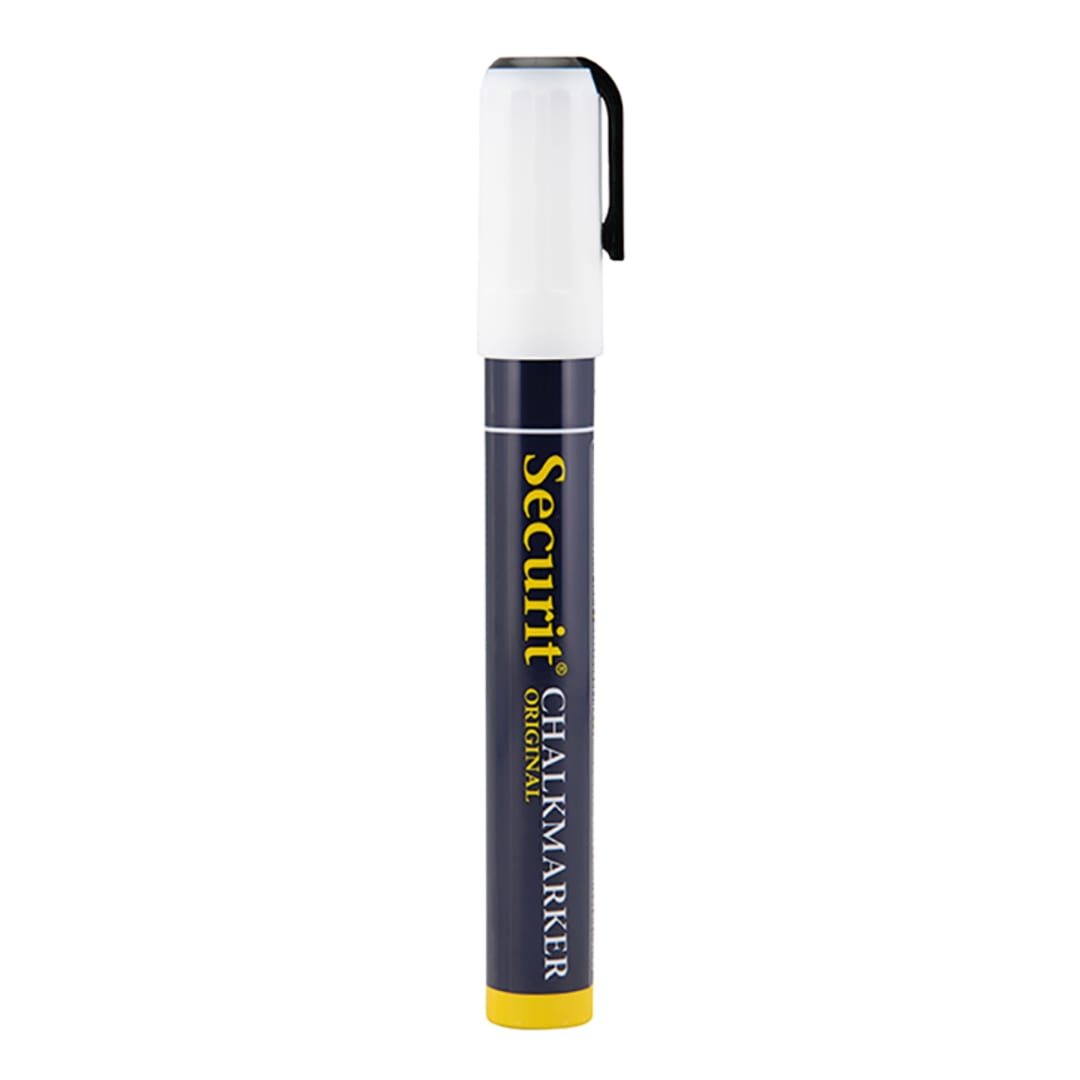 American Metalcraft SMA510WT White Small Tip Chalk Marker