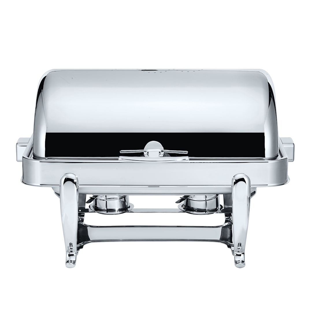 Worthy, Noble & Kent 5370S541 Roll Top/Vented S/S Rect 8.5 Qt. Chafer
