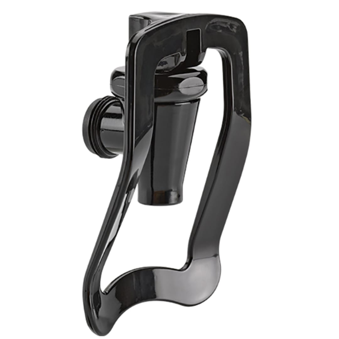 Service Ideas ITSPIGHFV2 Black Hands Free Spigot for Iced Tea Urn
