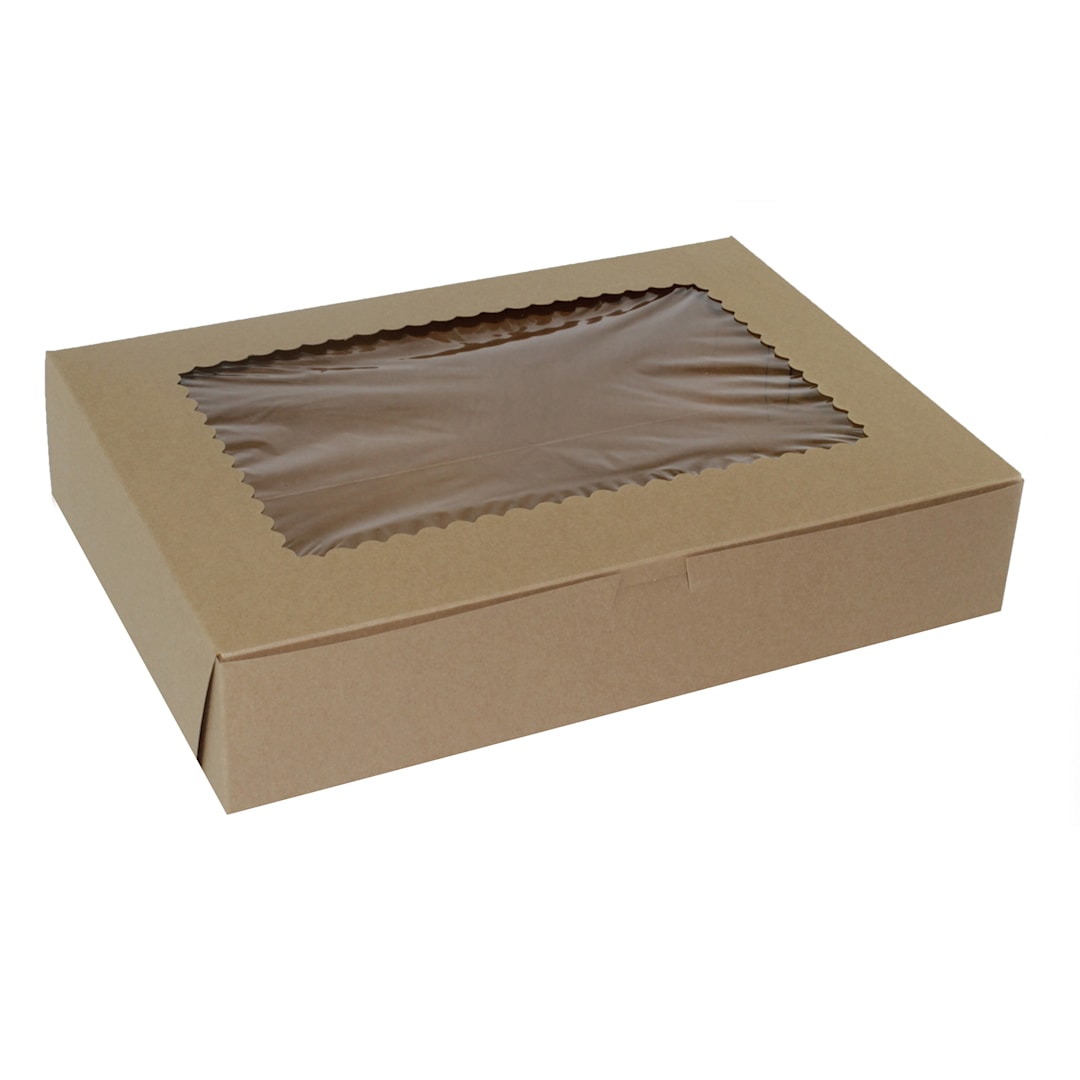 S. Walter Packaging 141025W-501 14" x 10" x 2.5" Bakery Box