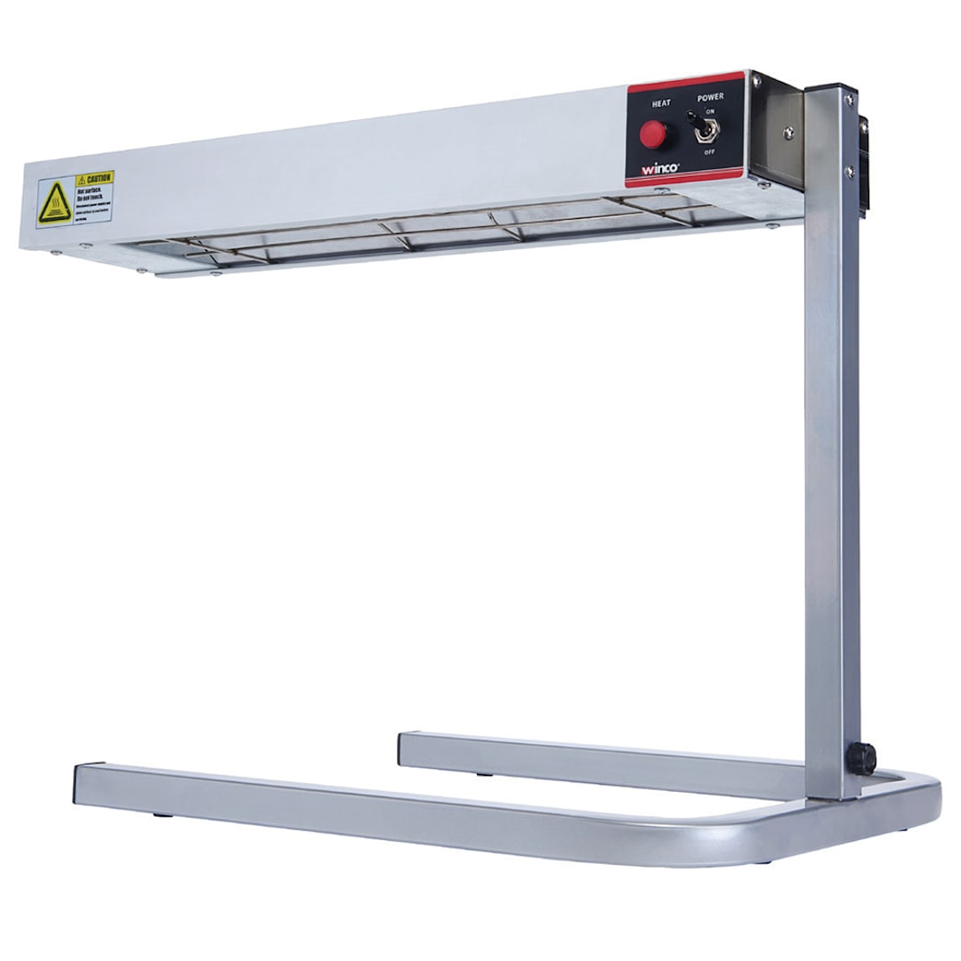 Winco ESH-1 26.5"D x 14.25"W Heat Lamp with Adjustable Stand Set