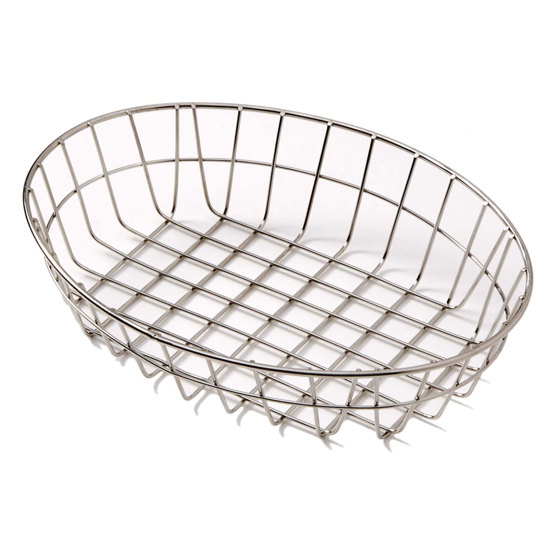 American Metalcraft GOVS811 S/S Oval 11" x 8" Grid Basket