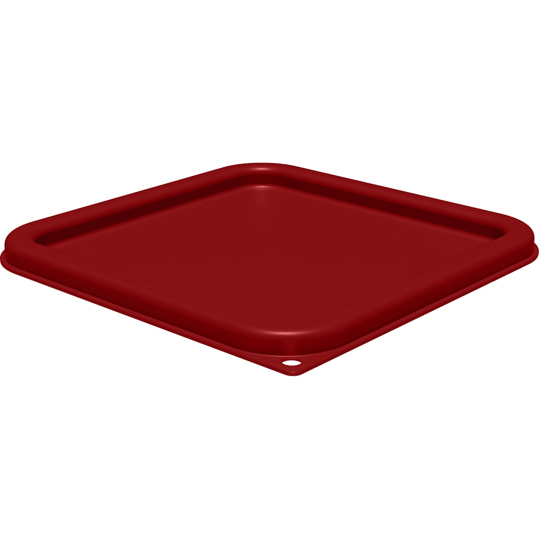 Carlisle 1197105 Squares Red Lid for 6-8 Quart Container