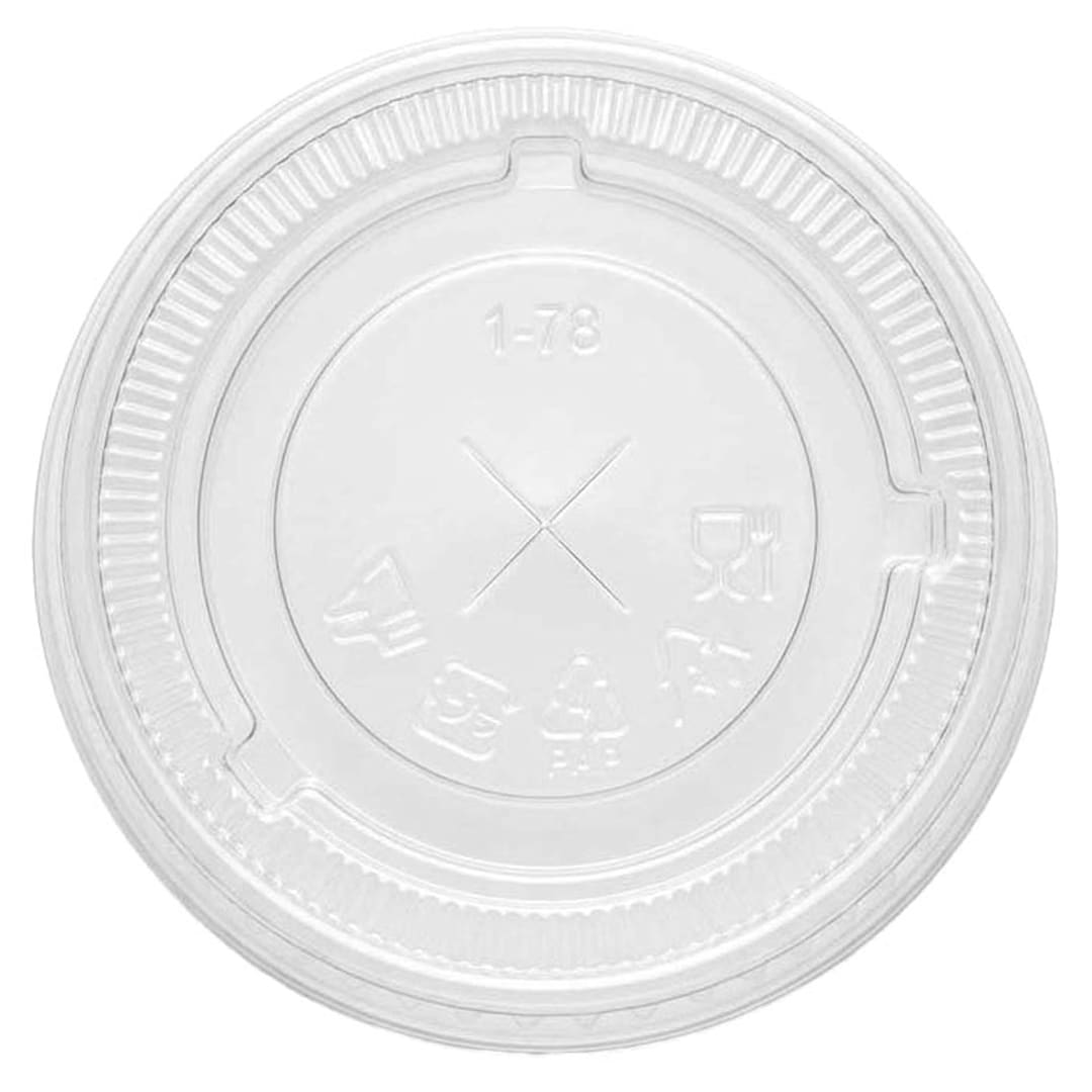 Darling Foodservice Flat Lid w/ Straw Slot f/ 8-10 Oz Cup - 1000 / CS