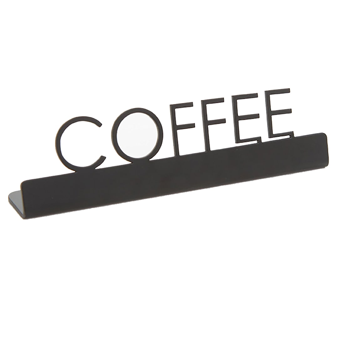 American Metalcraft SBC5 Black S/S 5" x .75" Coffee Sign