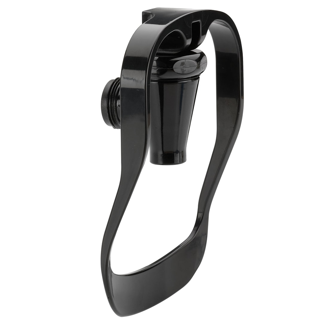 Service Ideas GIUSPIGHF Black Hands-Free Spigot for Thermal Dispenser
