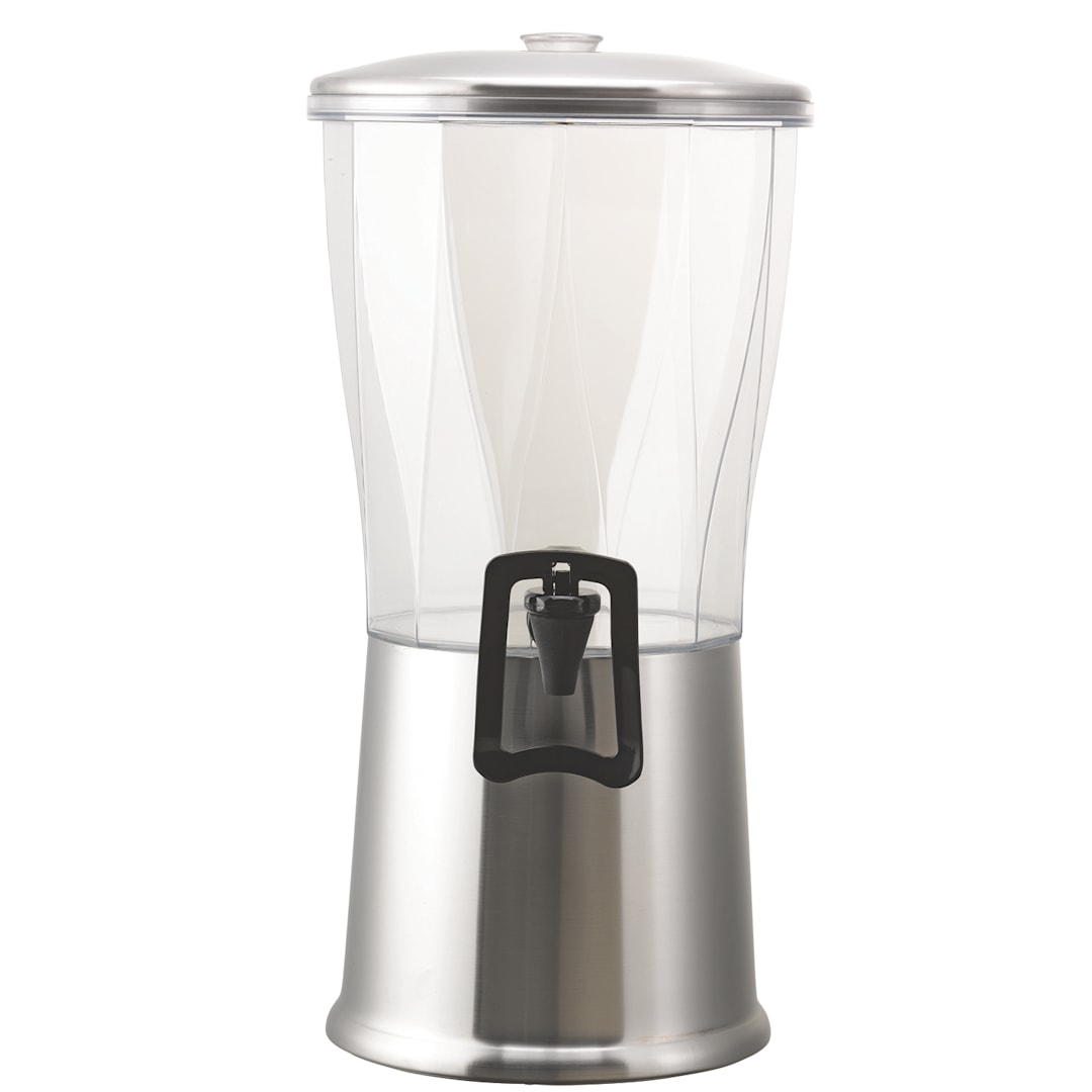 Service Ideas CBDRT3SSHF Brushed Hands-Free Round 3 Gallon Dispenser