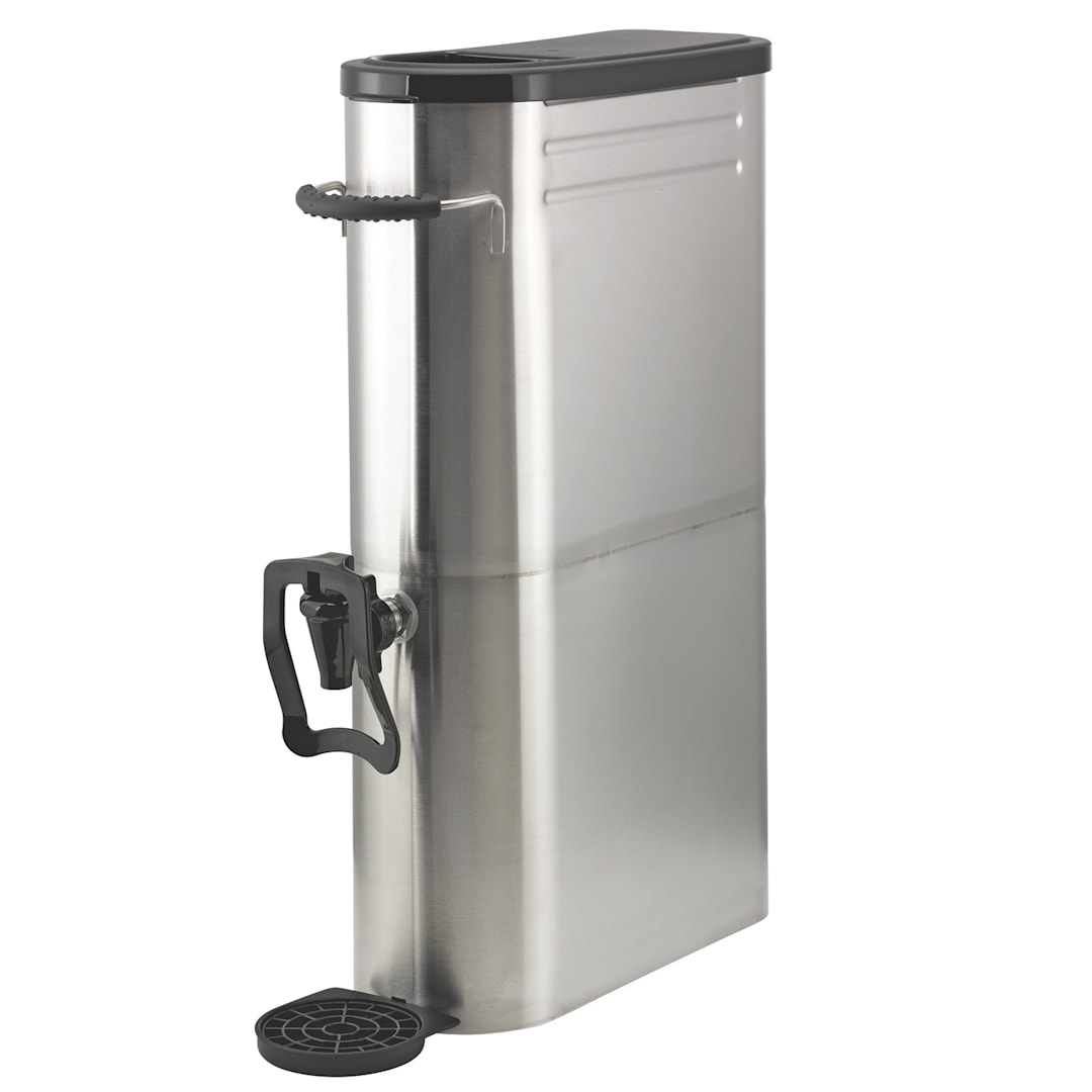 Service Ideas ITSLS35GHFV2 S/S Hands-Free Slim 3.5 Gallon Tea Urn
