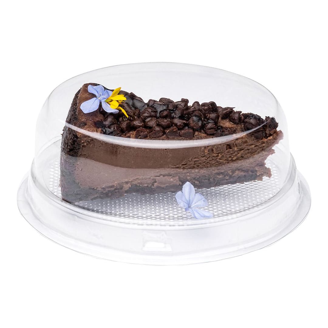 Restaurantware RWP0428C Clear Oval 5.25 x 4.25 x 2 Cake Box
