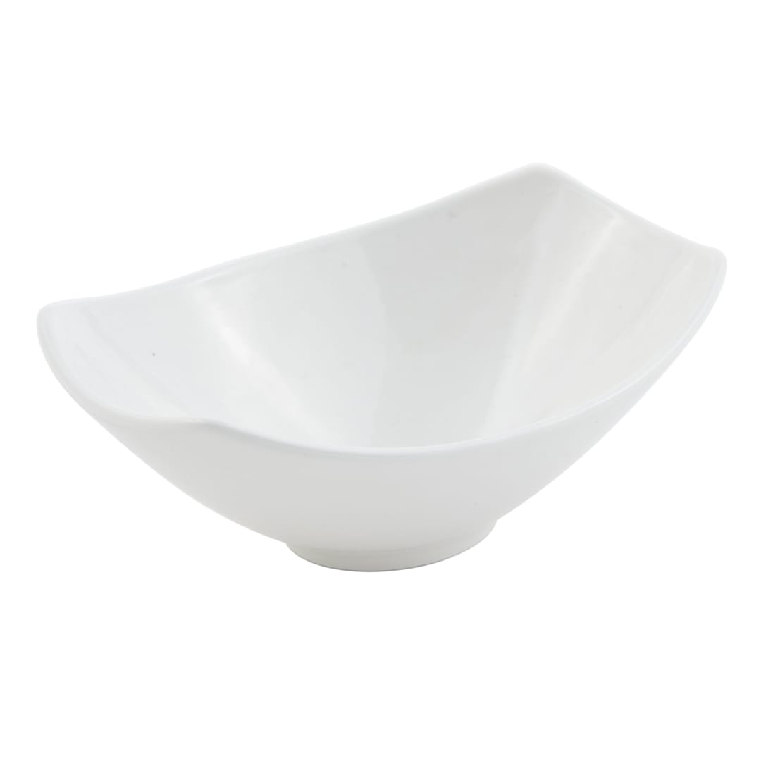 Bon Chef 2511PWHT Pearl White Aluminum 11 Ounce Gondola Bowl