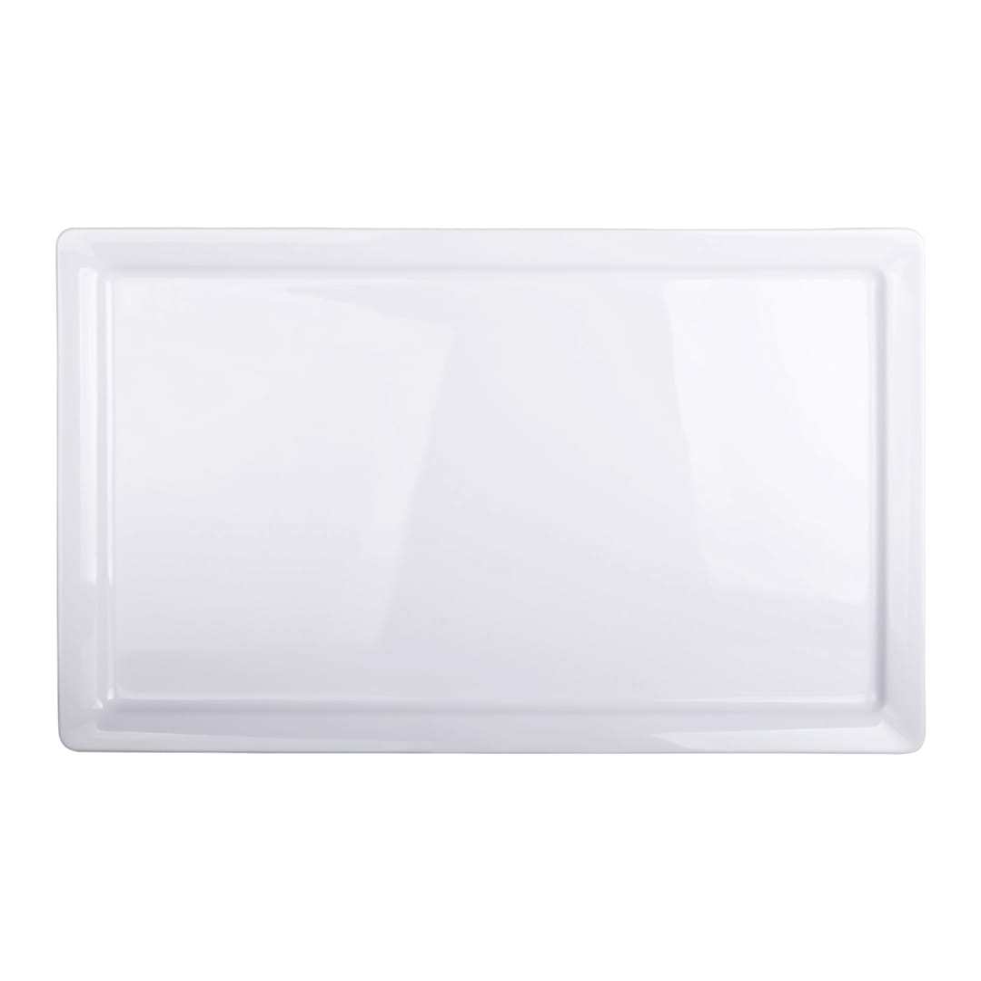 Elite Global Solutions M1321-W Vogue 21" x 13" White Rectangle Platter