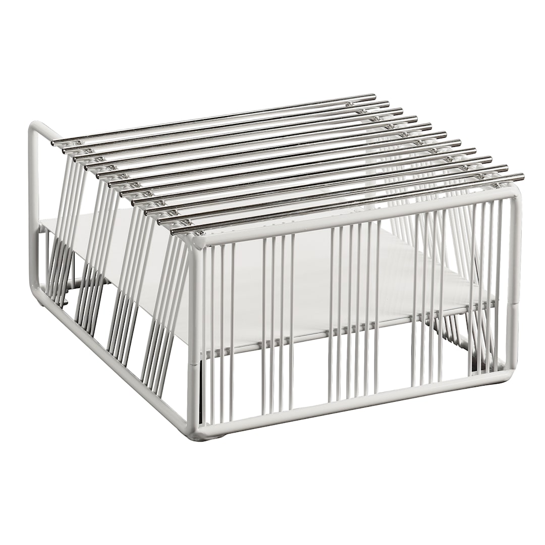 Cal-Mil 4109-15 Portland 14" x 13" x 7.5" Wire White Stove Frame
