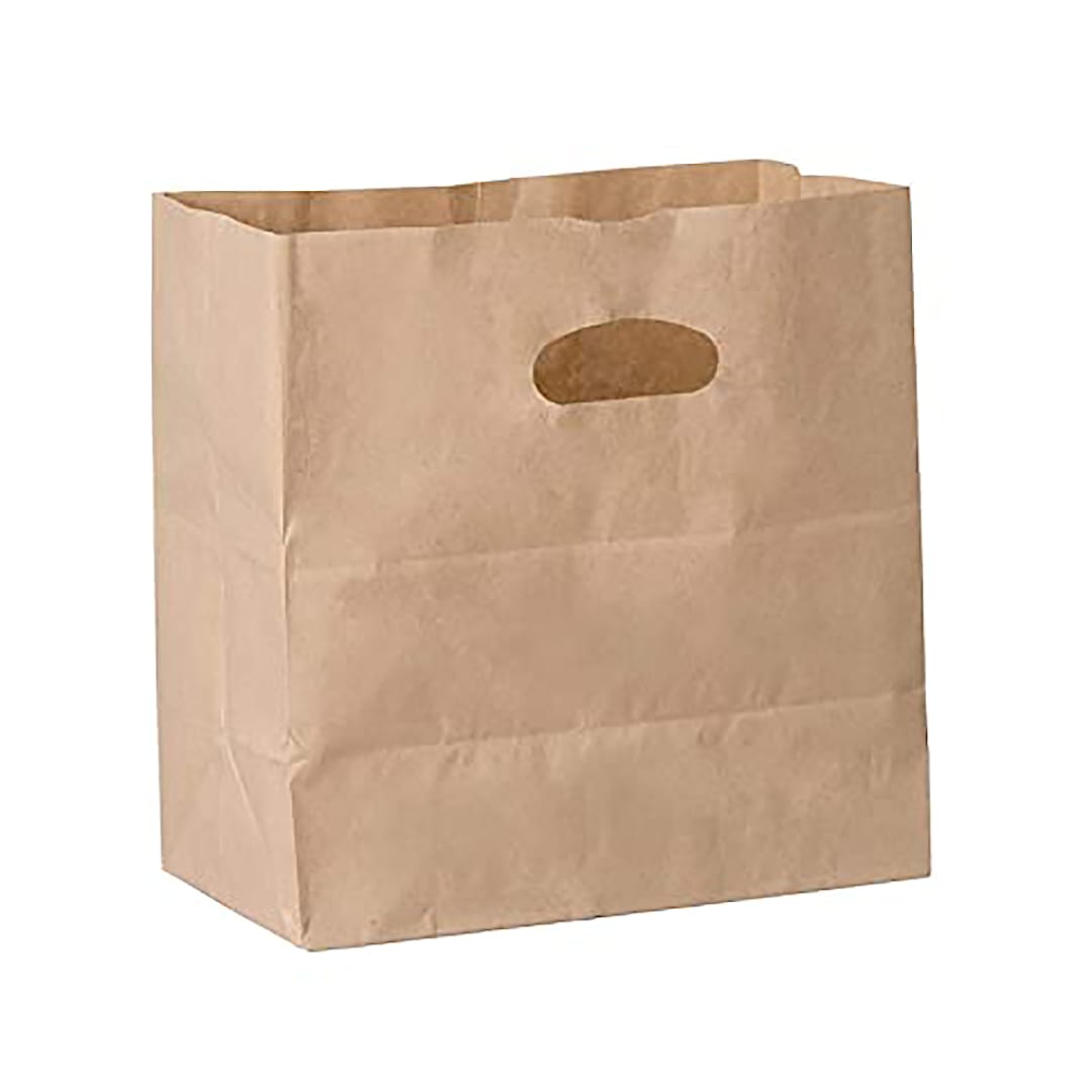 Darling Foodservice Kraft 11 x 6 x 11" Bag with Handle