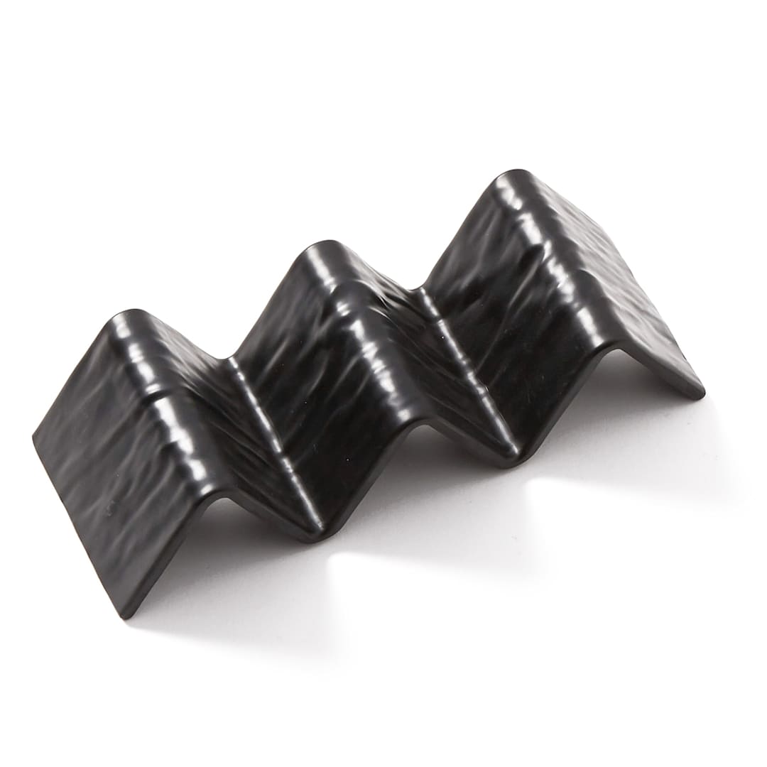 American Metalcraft THMB3 Black Faux Slate 2 or 3 Comp. Taco Holder