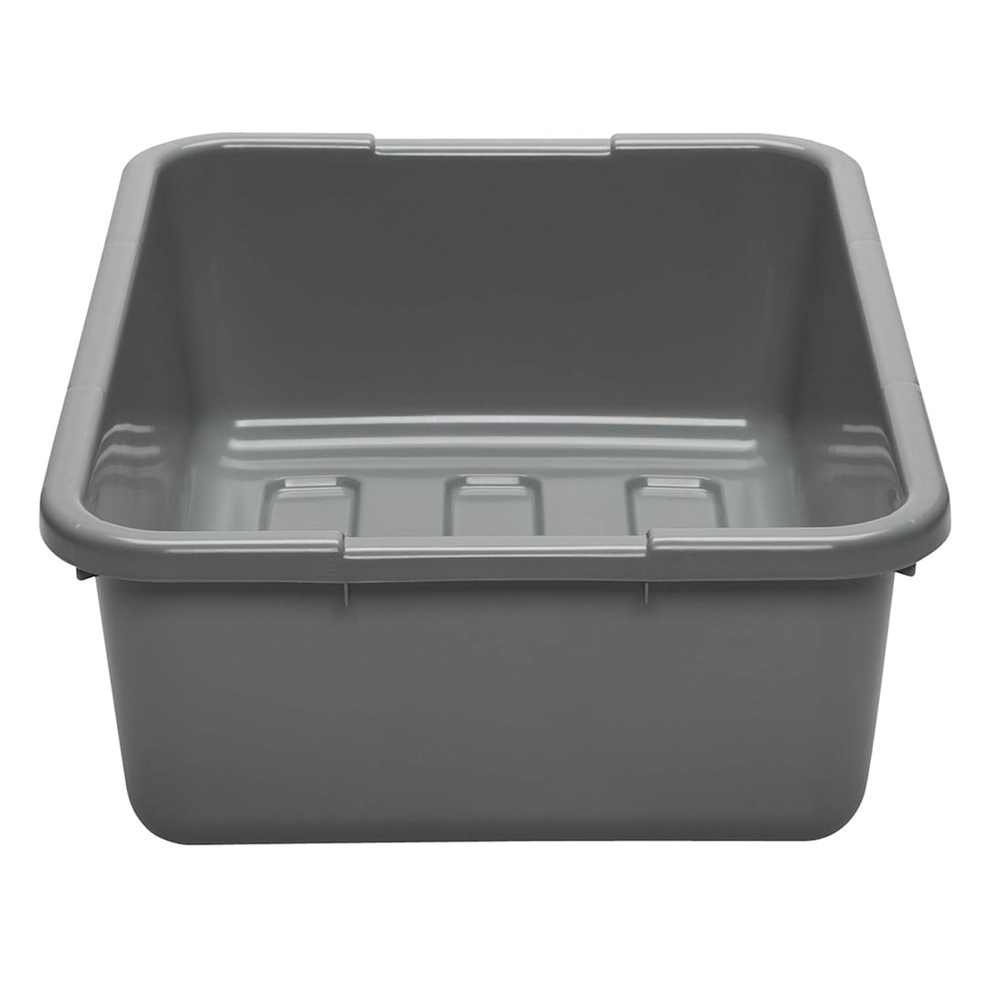 Cambro 21157CBP180 21157CBP-180 Gray 20.2" x 15.2" x 6.9" Poly Bus Box