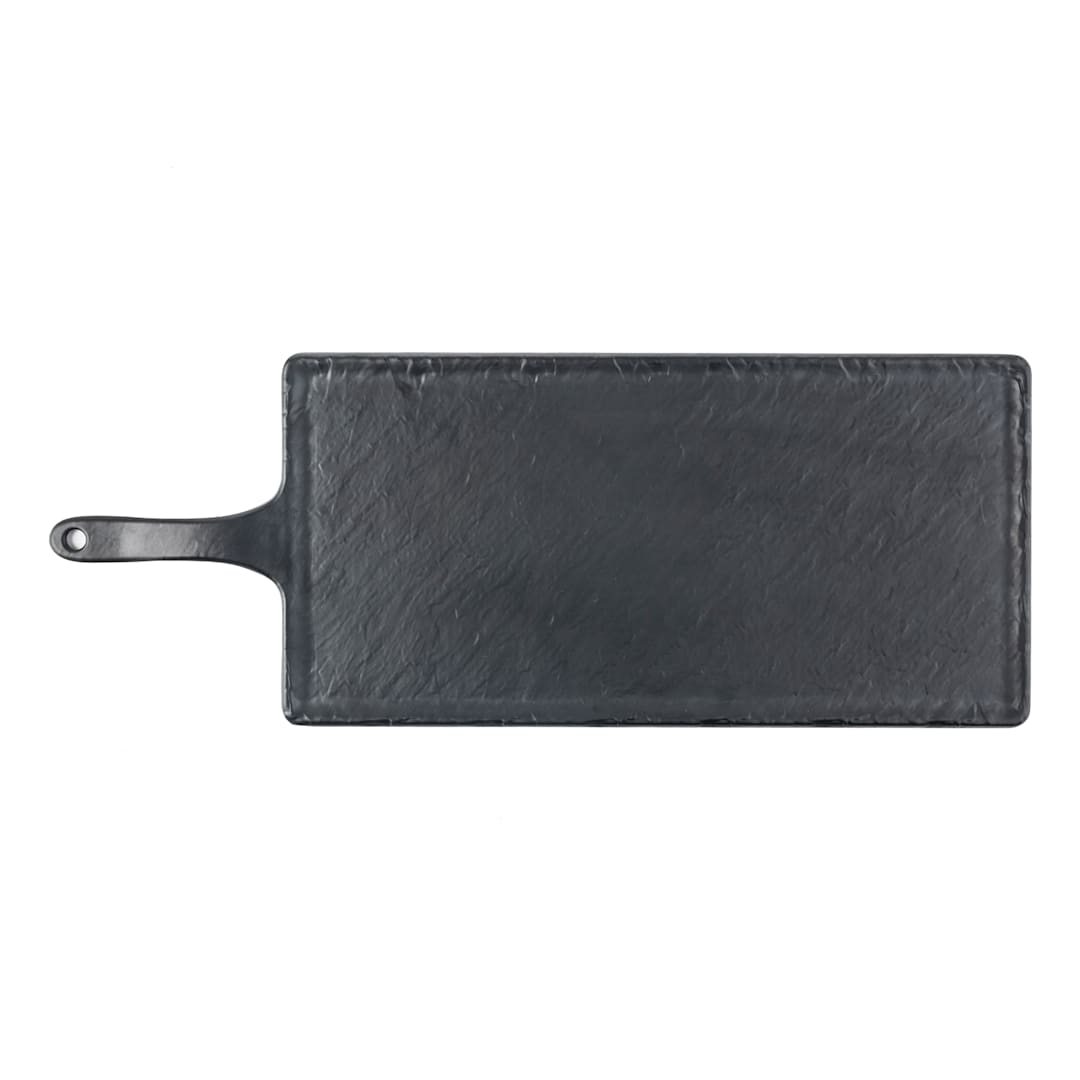 TableCraft MSP5120 Black Slate Frostone 15.75" x 7.75" Serving Paddle