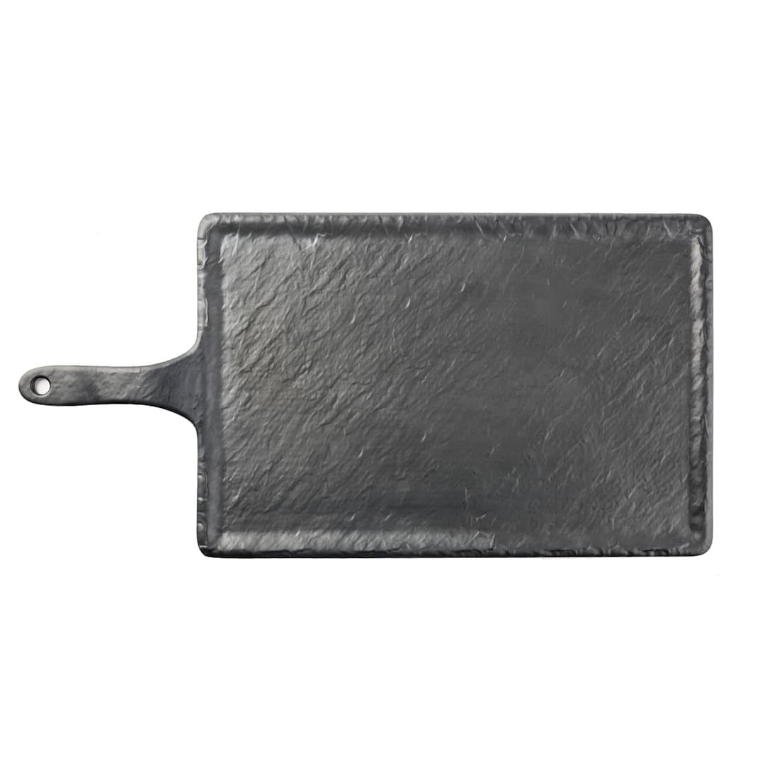 TableCraft MSP4520 Black Frostone 13" x 8.75" Serving Paddle