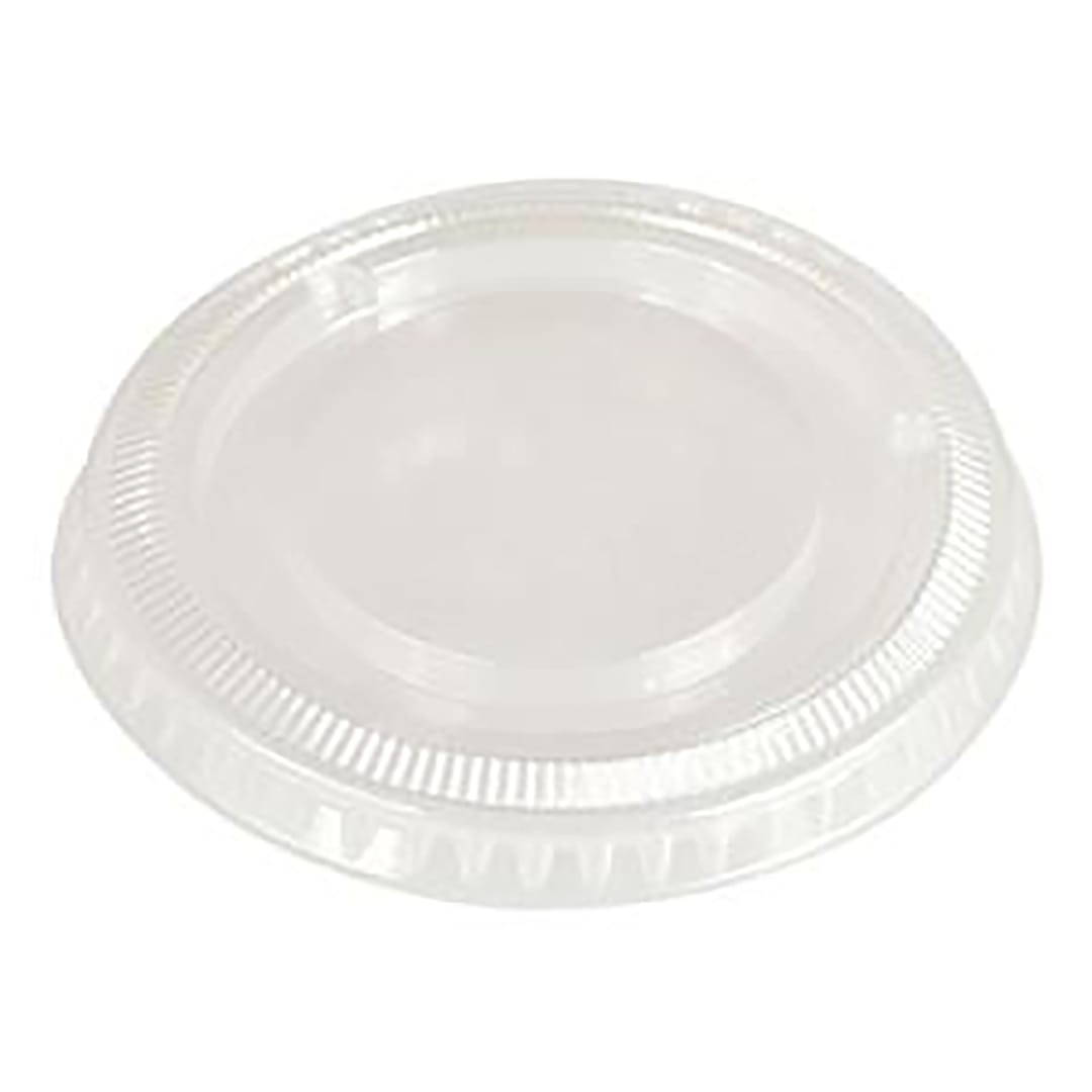 AmerCare PCLT2 Clear PET Lid for 1.5/2/2.5 Oz. Portion Cup - 2500 / CS