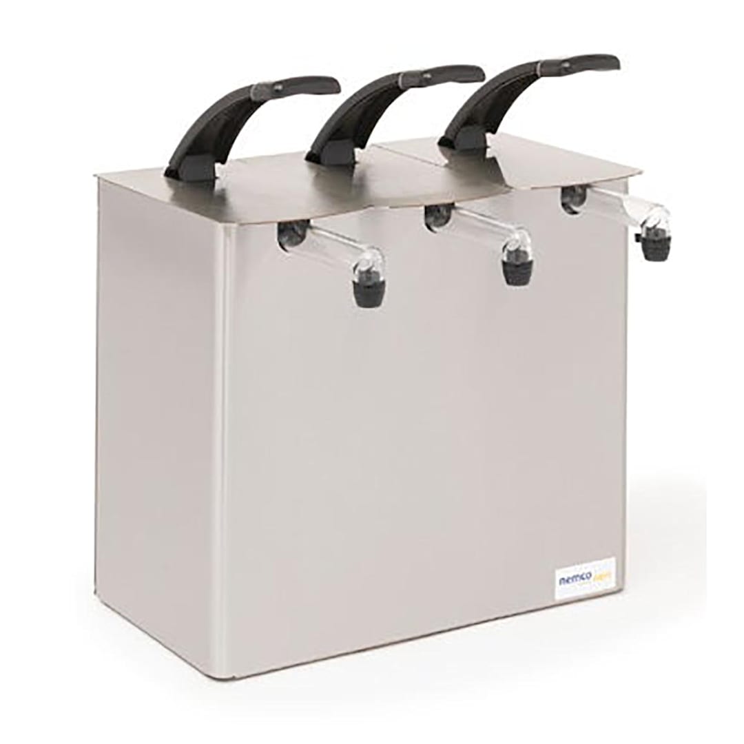 Nemco 10963 S/S Triple Condiment Pump for 1.5 Gallon Pouch