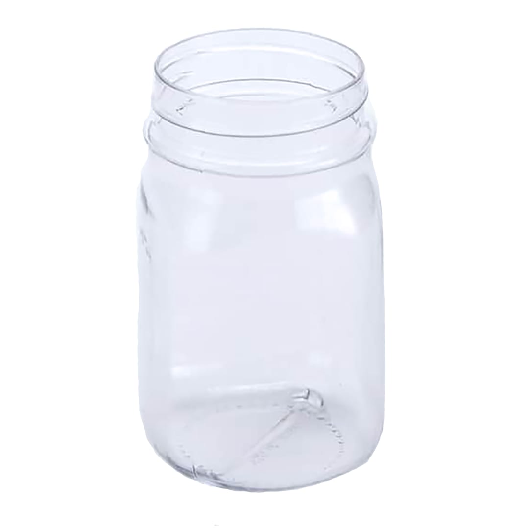 American Metalcraft PMJ16 Square 16 Ounce Mason Jar