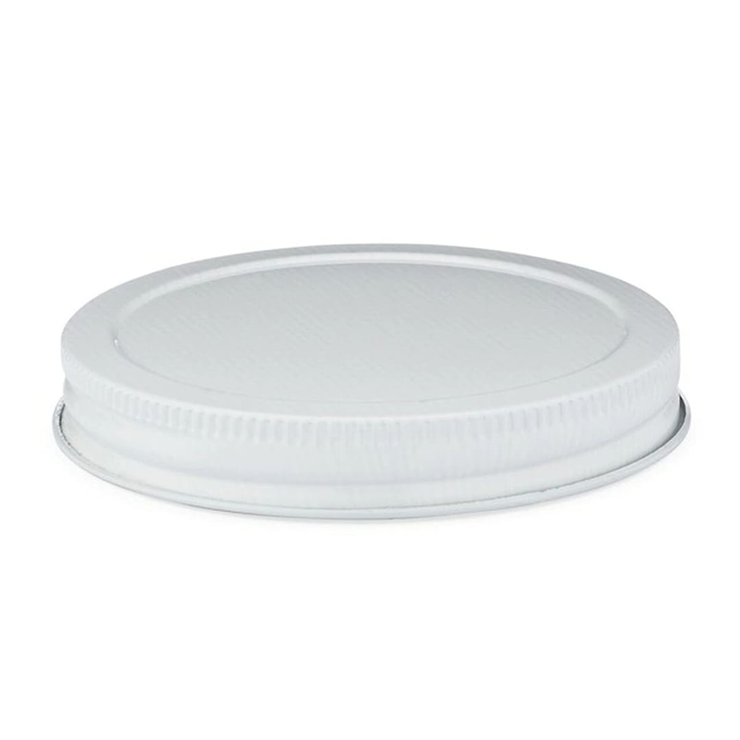 Berlin Packaging X89-400PS White Metal 89-400 Cap with Plastisol Liner