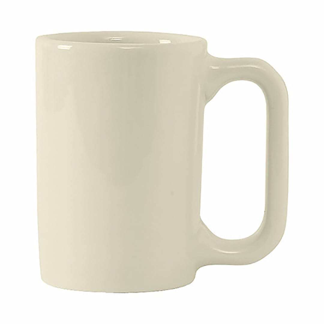 Tuxton BEM-100F Vista Eggshell 10 Ounce Vista Mug